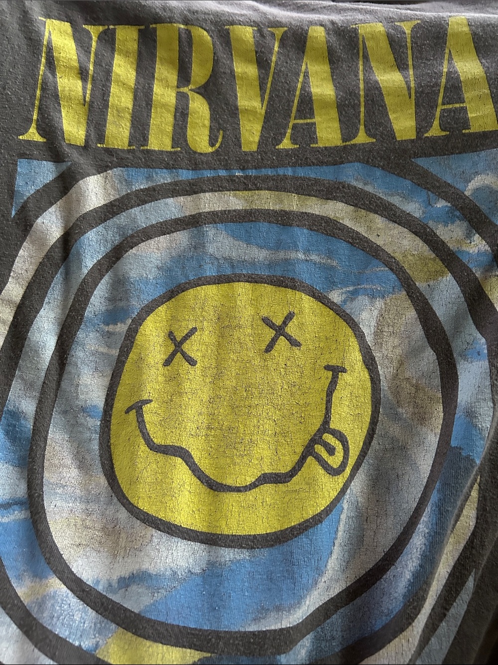 Nirvana Smiley Vibes Boyfriend Graphic Tee – Women’s Medium - Picture 4 of 6